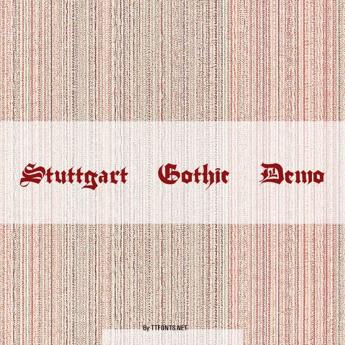 Stuttgart Gothic Demo example